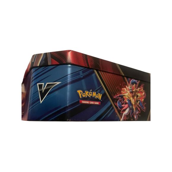 Pokémon TCG Zacian Legends of Galar Sword & Shield Trading Card Game Tin Empty - Picture 8 of 10